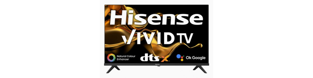 Television: Hisense  (32 inches) Rs.12499 to Rs.11874 to Rs.12499